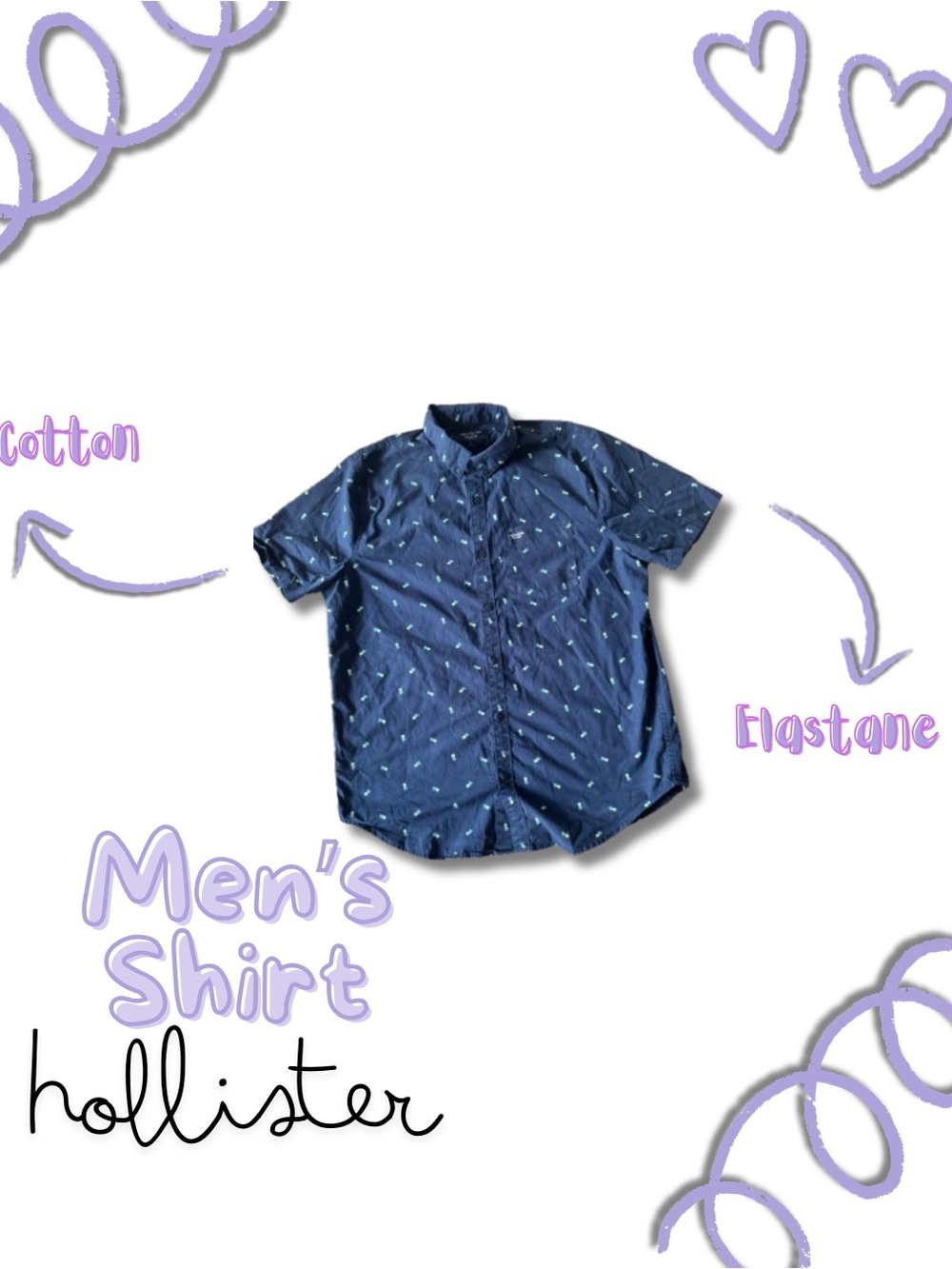 Hollister Men's Navy